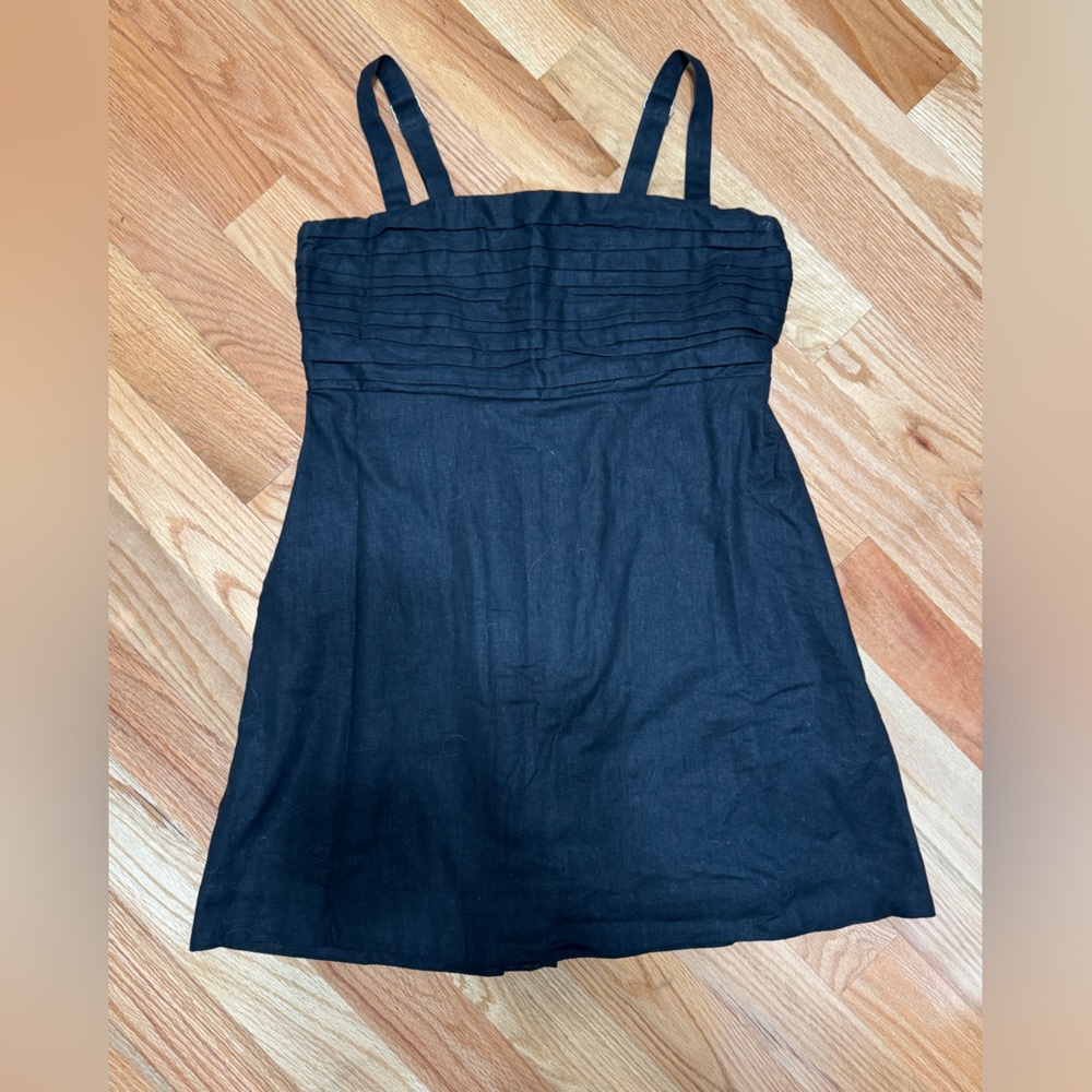 Abercrombie & Fitch Black Linen Romper